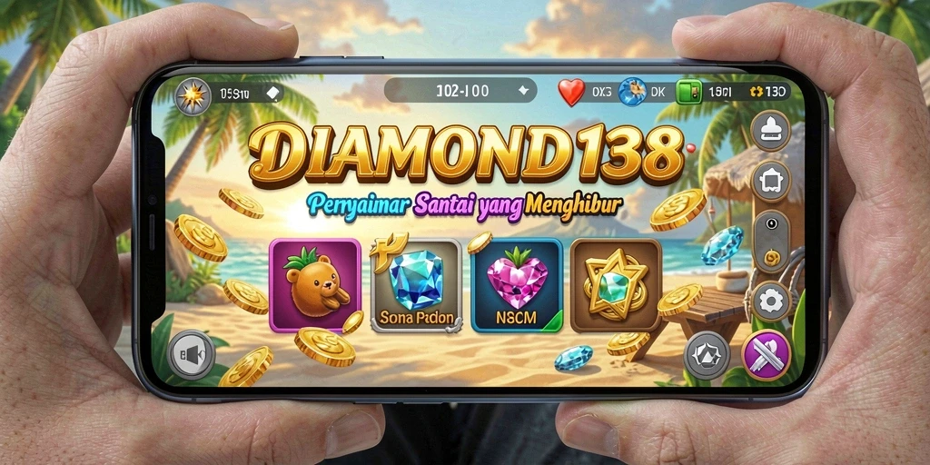 Tampilan gameplay menarik dari DIAMOND138 dengan warna cerah.