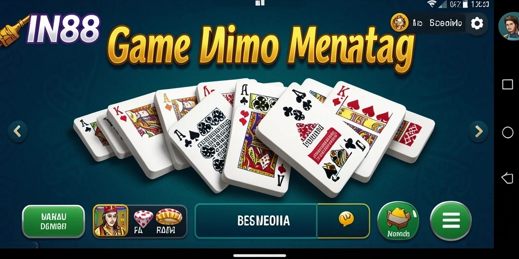Screenshot gameplay IN88 dengan suasana permainan Domino yang menarik.