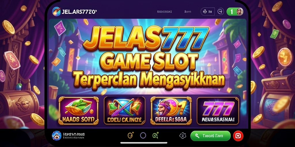 Screenshot gameplay JELAS777 dengan tema slot yang menarik.