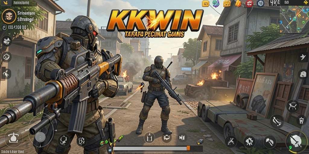 Tangkapan layar menampilkan gameplay strategis yang seru di KKWIN.