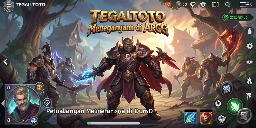 Screenshot gameplay TEGALTOTO menampilkan aksi pertarungan yang mendebarkan.