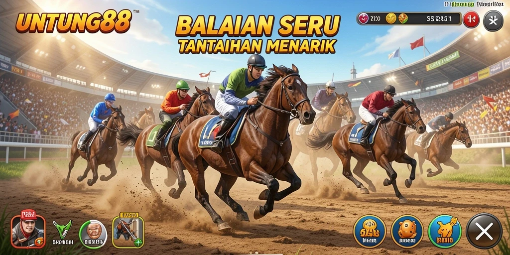 Gameplay Racing yang mendebarkan dan penuh tantangan.