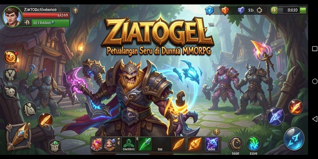 Tampilan gameplay memukau dari ZIATOGEL dengan pertempuran seru.